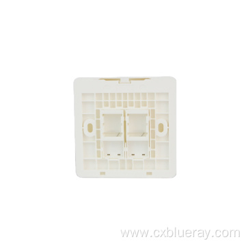 86type 1 2 4 port face plate RJ45 Wall outlet UnShielded Faceplate